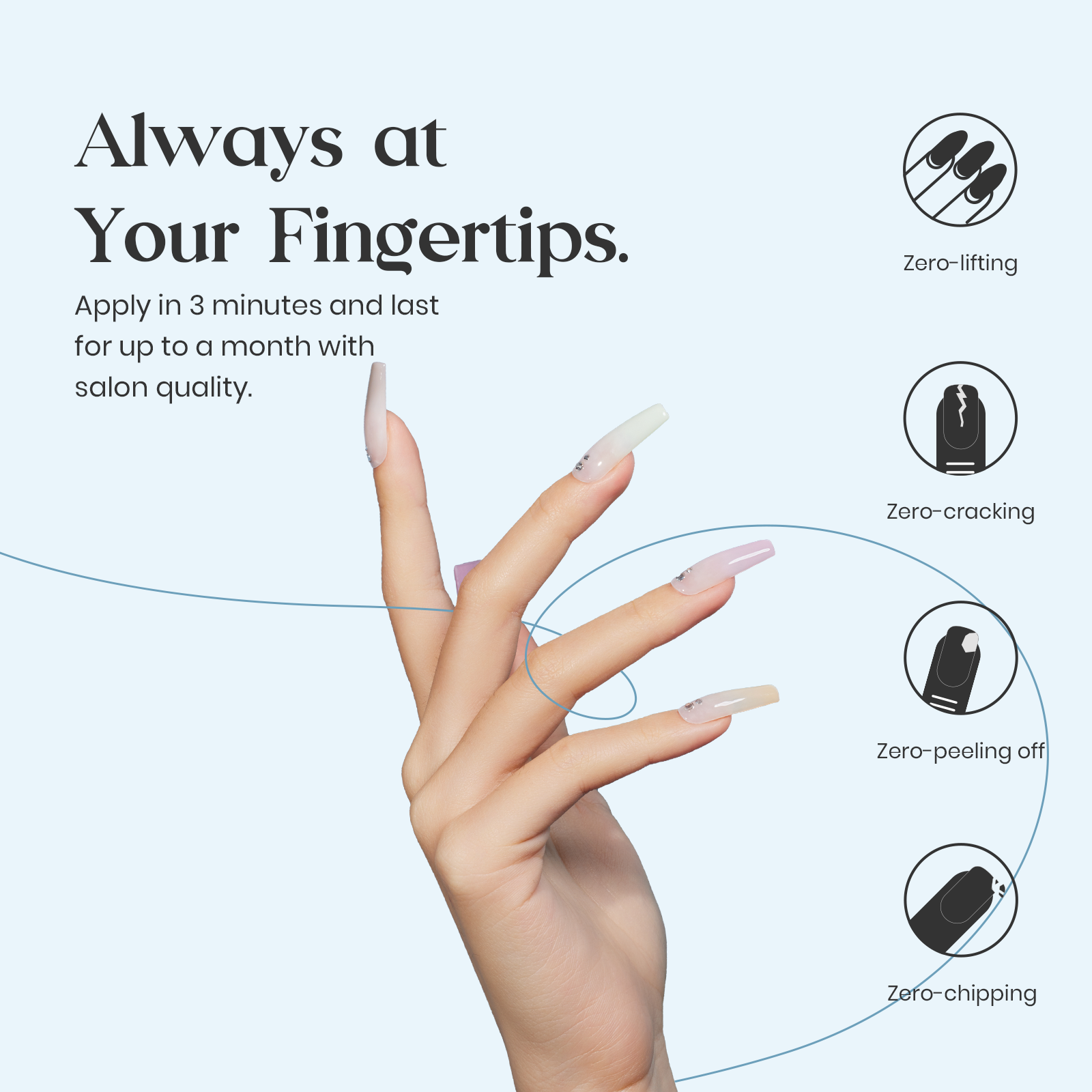 Beetles Builder Gel for Nail - 7 in 1 Milky White Nail Thickening Strengthening Building - Image 4