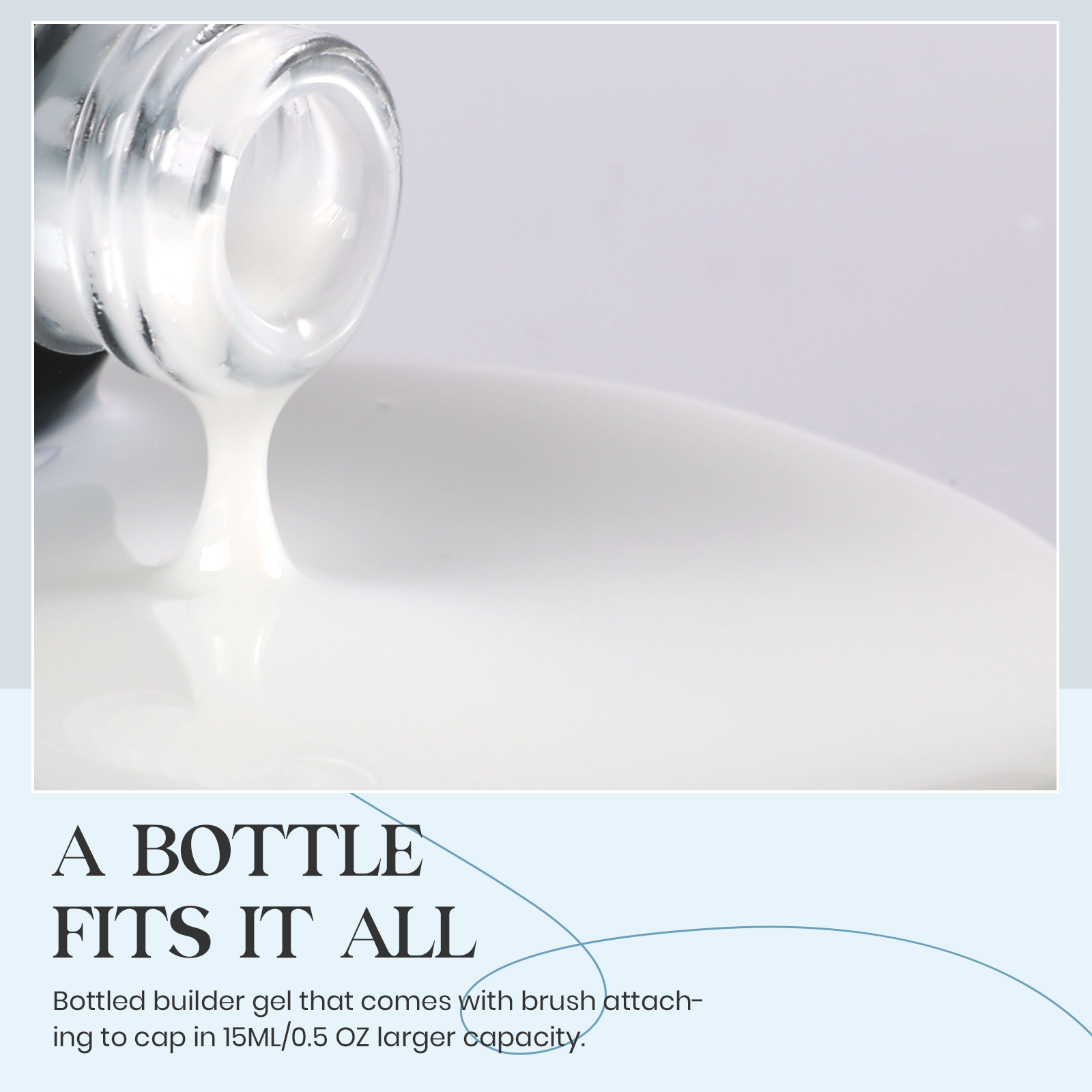 Beetles Builder Gel for Nail - 7 in 1 Milky White Nail Thickening Strengthening Building - Image 2