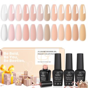 5-in-1 Strengthener Builder Nail Gel 12 Colors Set- 7.5ml/Each