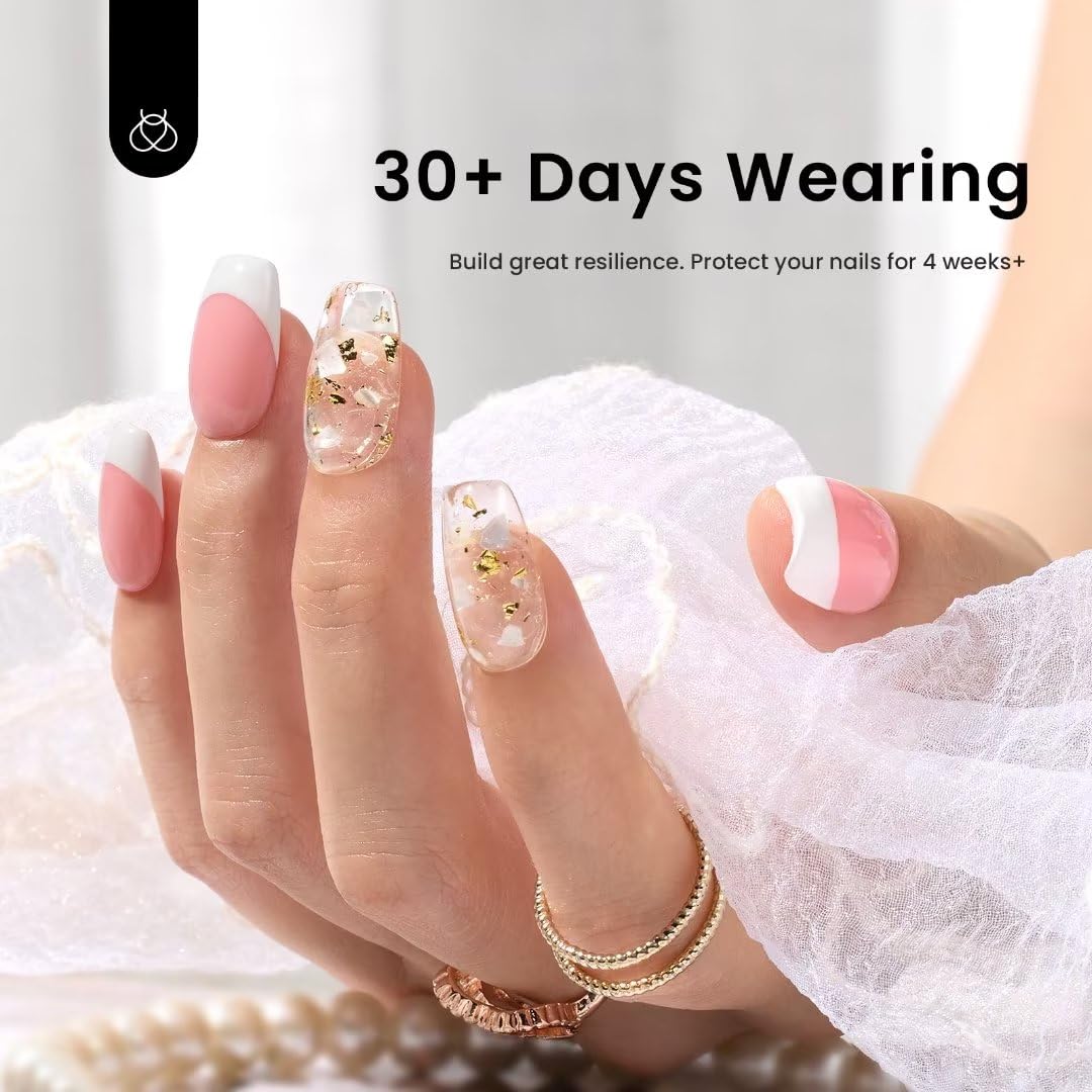 7 in 1 Clear Builder Nail Gel Set 2 PCS 15ml/each - Image 5