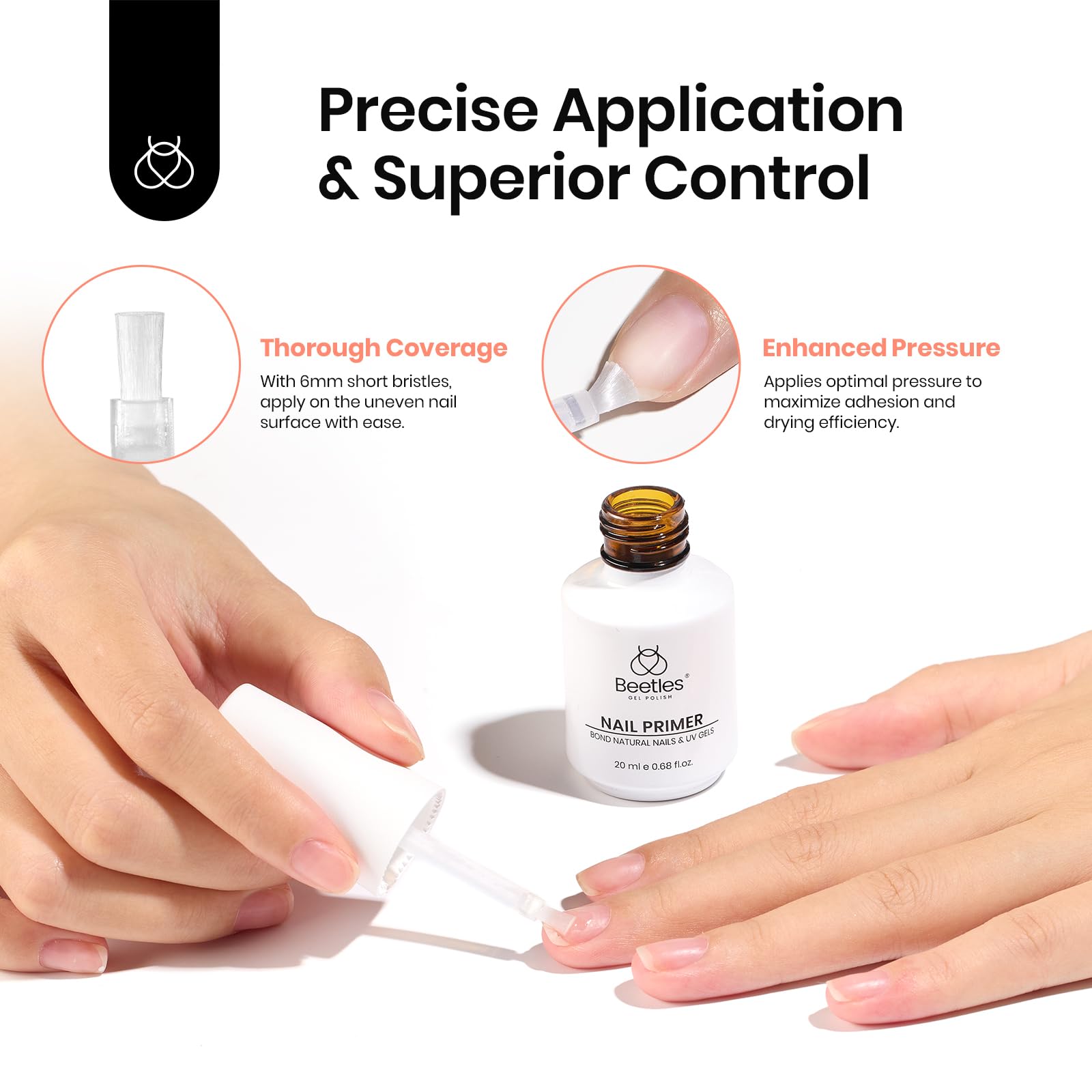 20ml Nail Primer for Gel Nail Polish Hema Free - Image 2