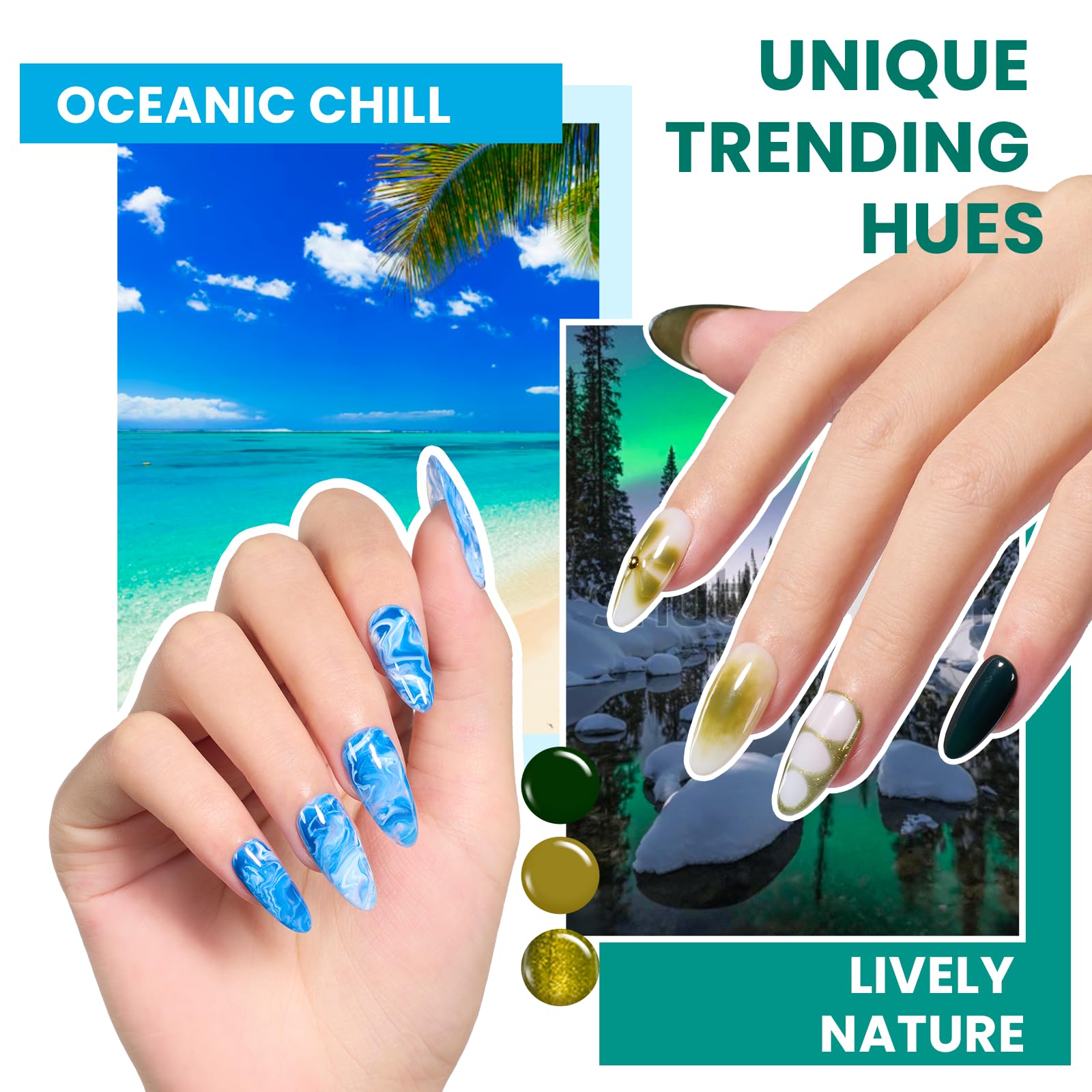 (Extra Free $20 Gift) 100 Colors 110 PCS Perfect Gift Gel Polish Set for All Season - Image 3