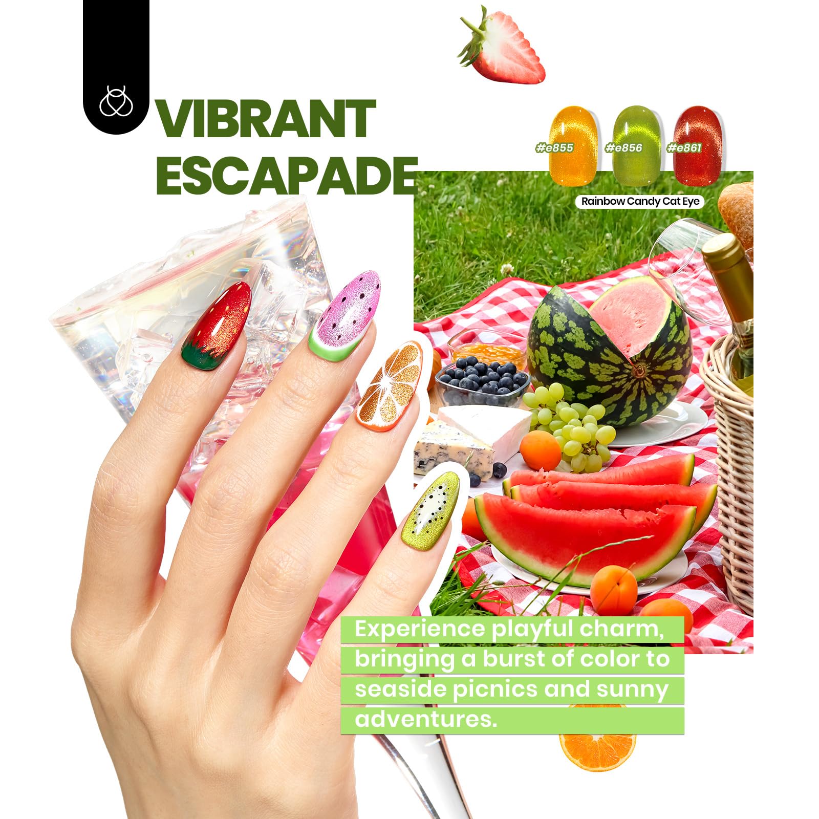 Beetles Cat Eye Gel Nail Polish Set - 36 Colors Red Purple Brown Green Burgundy Magnetic Christmas Gel Polish Kit - Image 5