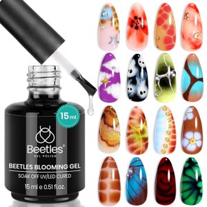 Beetles Blooming Gel Polish for Spreading Effect | 15ML