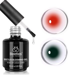 Beetles Blooming Gel Nail Polish, Christmas Nails Gel Polish 15ML
