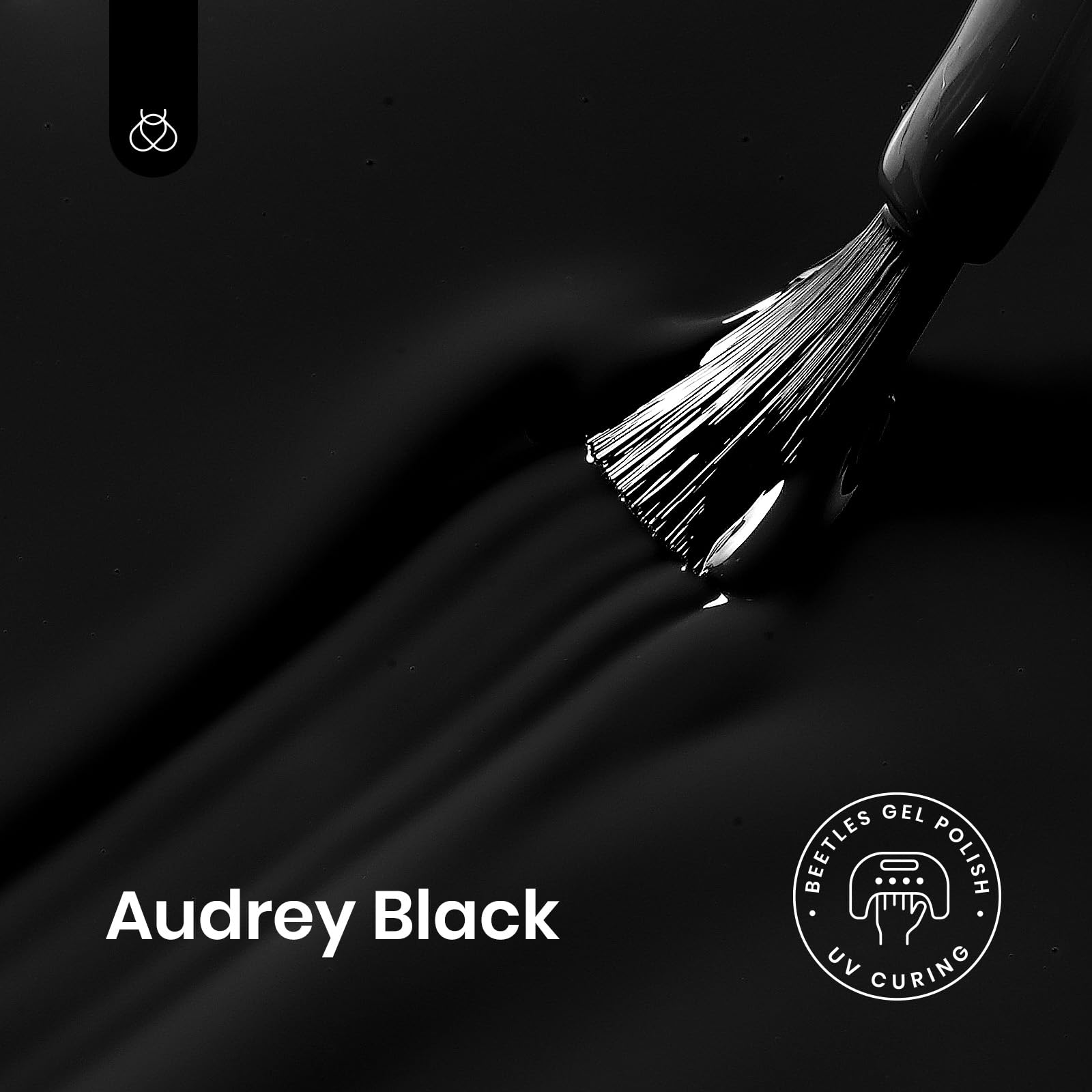 Audrey Black #a220 |15ml Gel Polish - Image 2