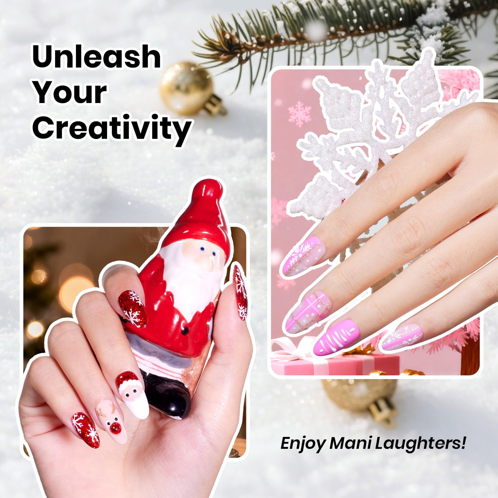 Beetles Christmas Gel Nail Christmas Spectrum - 36 Colors Winter Long Lasting Nail Gel Kit - Image 4