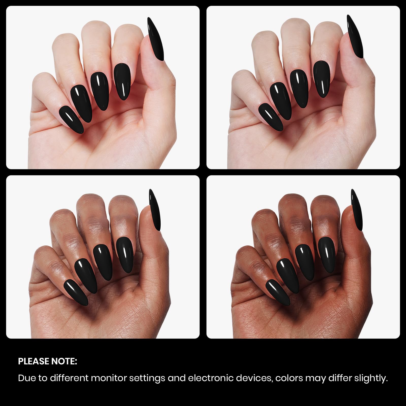 Audrey Black #a220 |15ml Gel Polish - Image 5