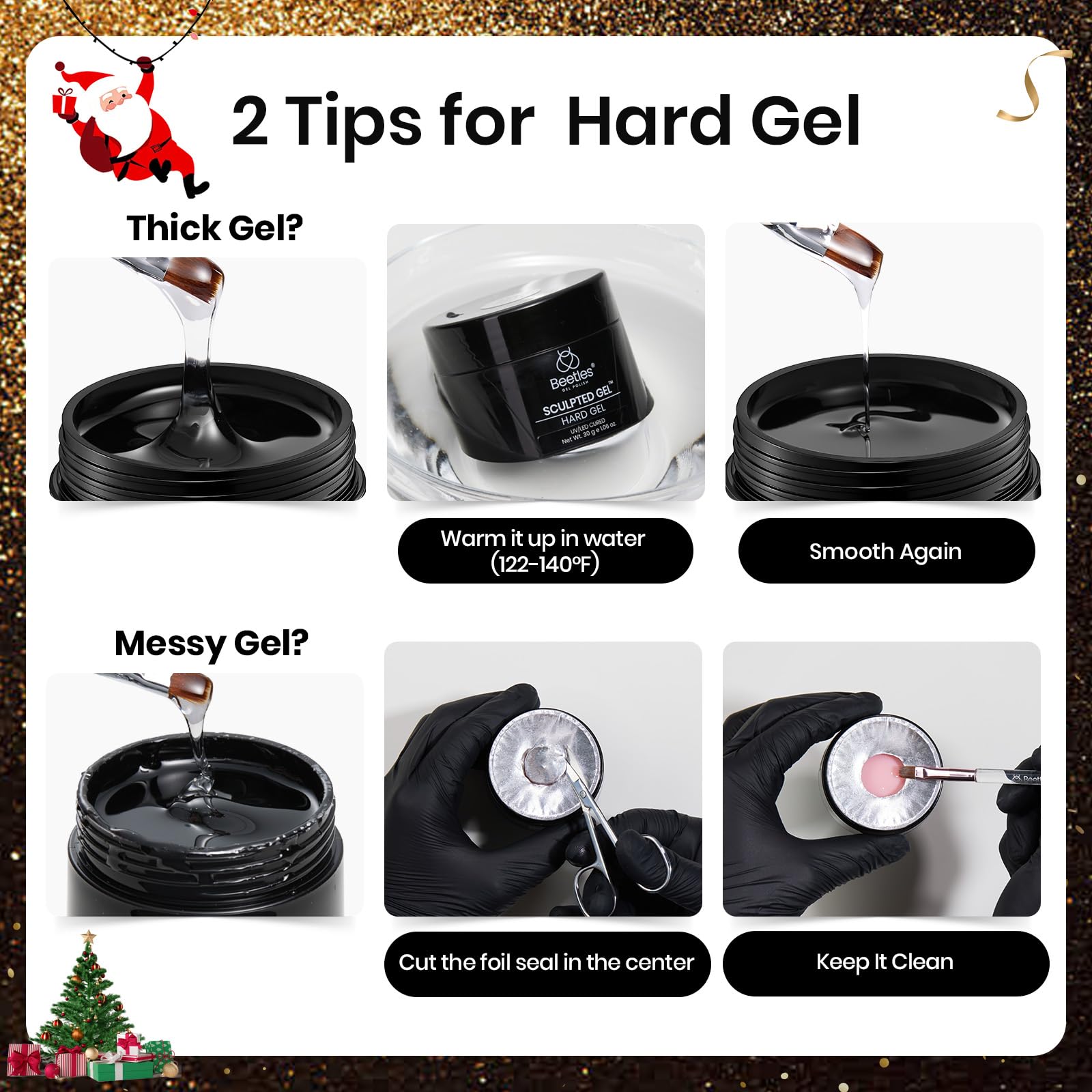 Beetles Builder Gel Nude Pink Sculpted Gel High Hardness - Image 6