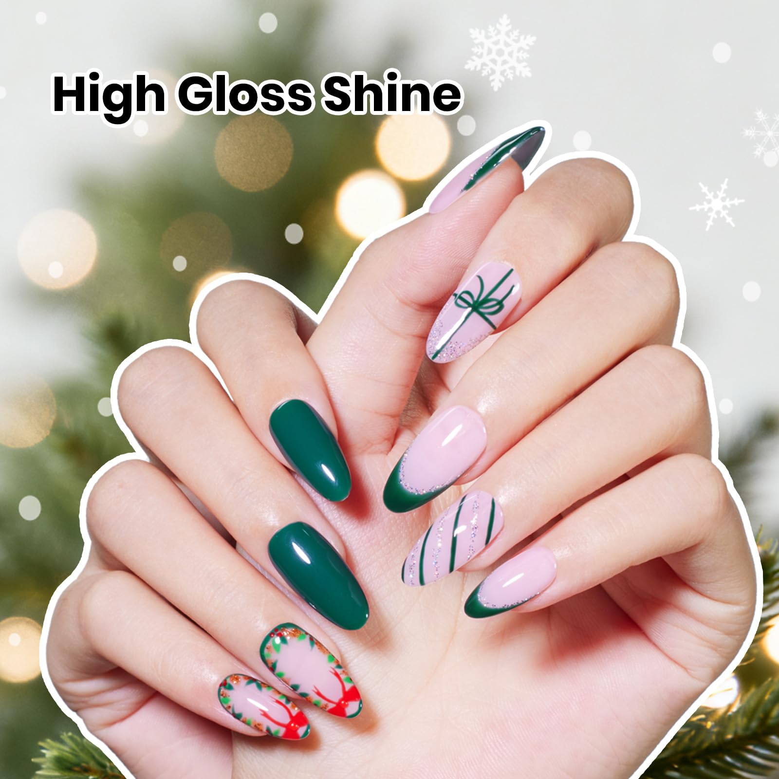 Beetles Christmas Gel Nail Christmas Spectrum - 36 Colors Winter Long Lasting Nail Gel Kit - Image 6