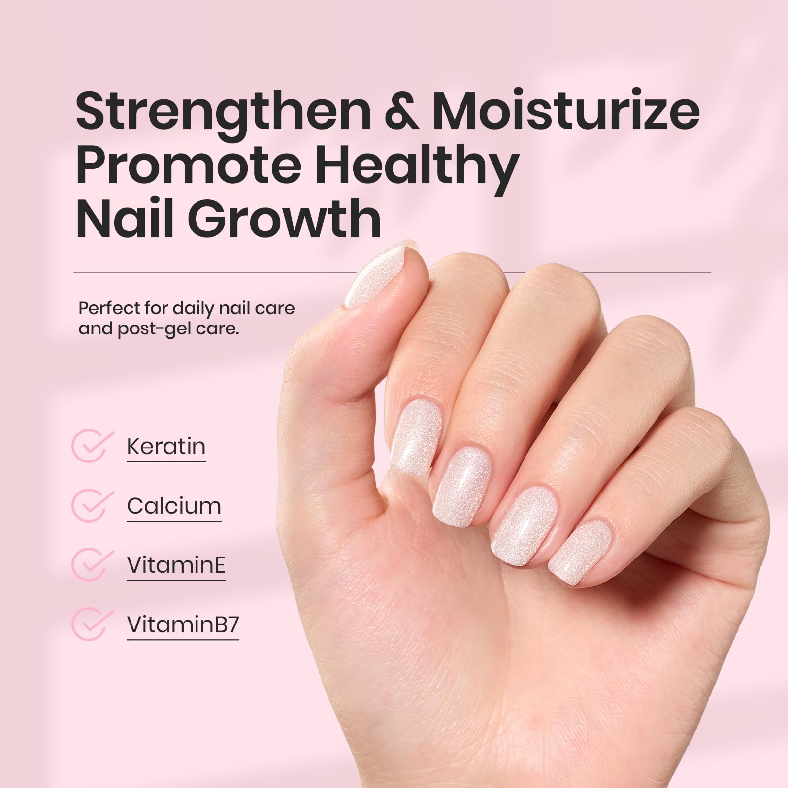 15ml Each Hushed Radiance | Base Nude Ge Gel Polish 6 Colors Set - Image 6