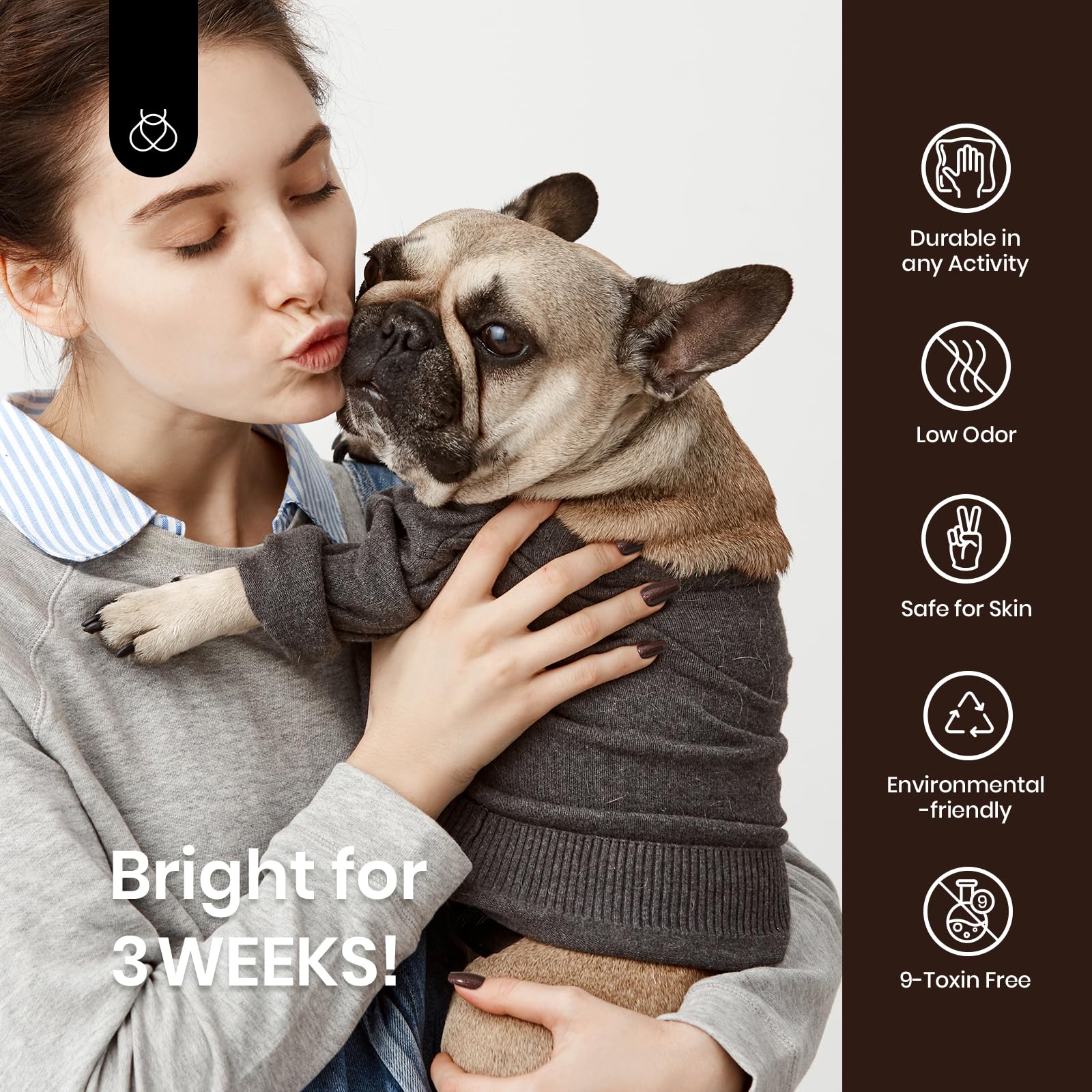 15ml Jazz Club Gel Nail Polish- Soak Off Glitter Brown Gel Polish Nail - Image 6