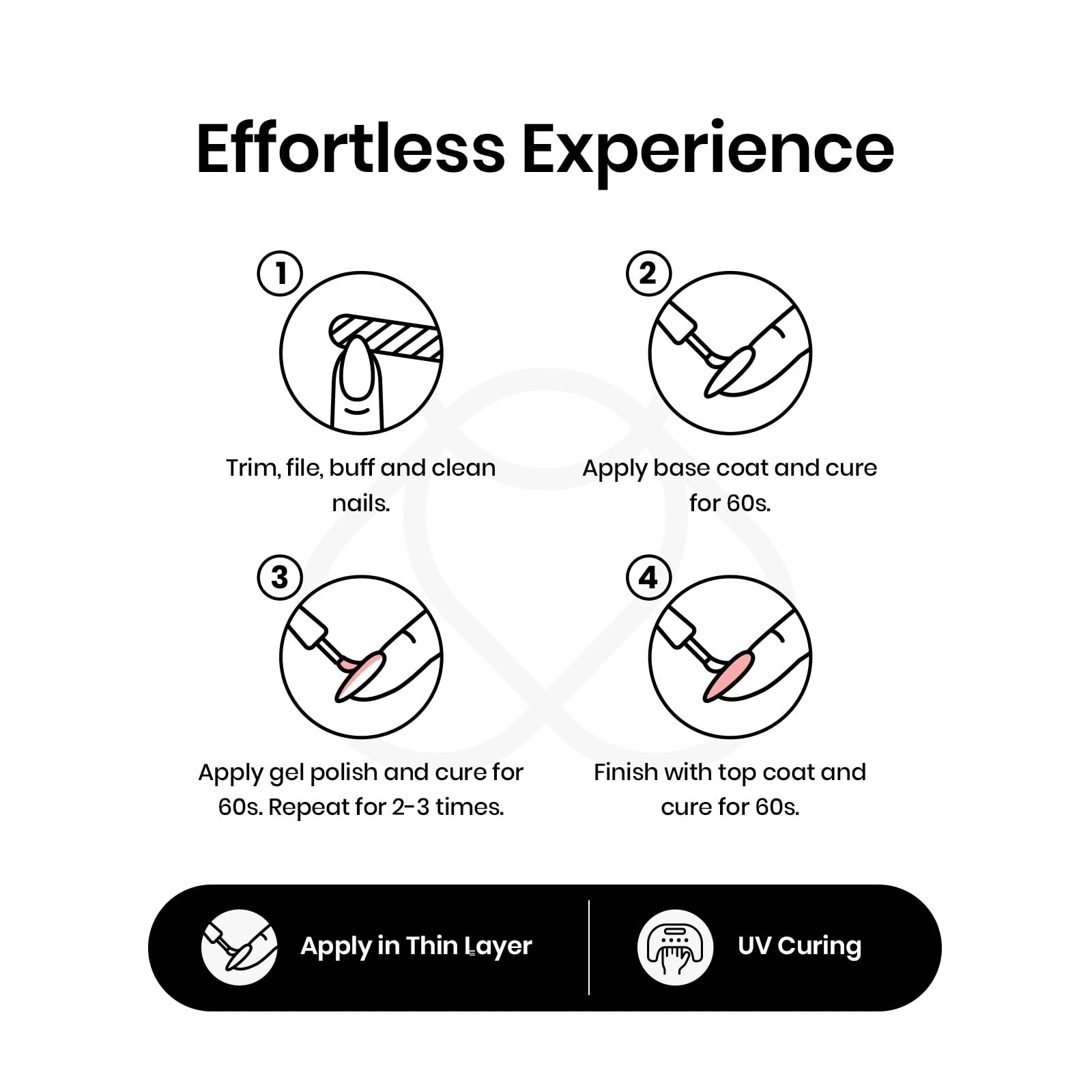 Audrey Black #a220 |15ml Gel Polish - Image 7