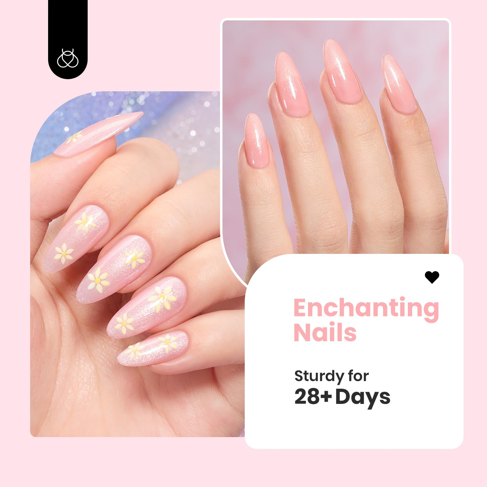 15ml Each Hushed Radiance | Base Nude Ge Gel Polish 6 Colors Set - Image 7